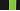 BLACK W/ APPLE GREEN CONTRAST