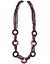 Full figure Multi strand ring bead necklace