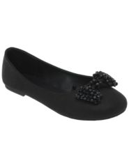 Beaded bow ballet flats by Lane Bryant