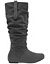 Faux suede slouch boot by Lane Bryant