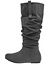 Faux suede slouch boot by Lane Bryant