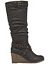 Belt accent wedge boot by Lane Bryant