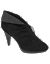 Wide width Faux suede ruched shootie by Lane Bryant