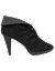 Wide width Faux suede ruched shootie by Lane Bryant