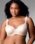 Plus sized lace balconette bra