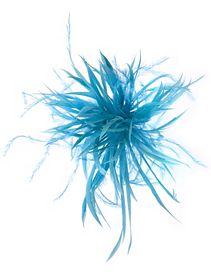 Feather spray flower pin by Lane Bryant
