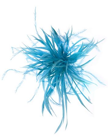 Feather spray flower pin by Lane Bryant