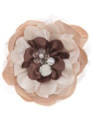 Faux pearl flower pin by Lane Bryant