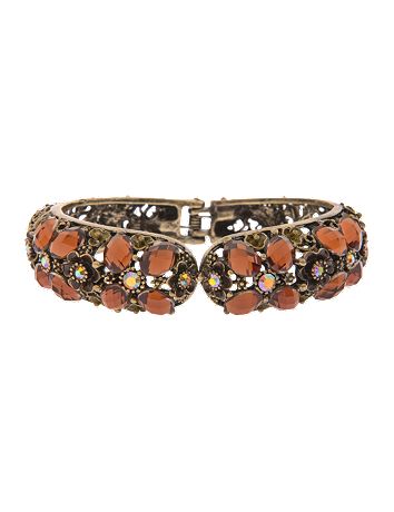 Filigree flower hinge bracelet by Lane Bryant