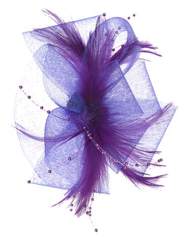 Tulle & feather spray pin by Lane Bryant