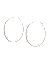 Faceted stone hoop earrings by Lane Bryant