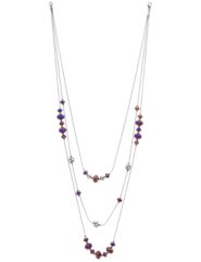 Nested faceted bead necklace by Lane Bryant
