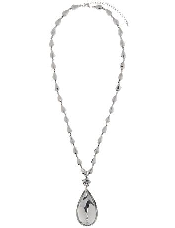Teardrop pendant necklace by Lane Bryant