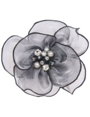 Faux pearl flower pin by Lane Bryant