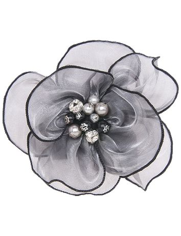 Faux pearl flower pin by Lane Bryant