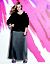 Long sleeve twist trim tee by Lane Bryant