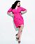 Polka dot wrap dress by Lane Bryant