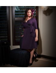 Rita Faux Wrap by Kiyonna