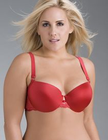 Full figure push up demi bra
