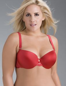 Full figure push up demi bra