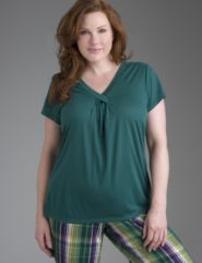 Double-V sleep tee shirt