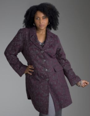 Jacquard Jacket, Beaded Tank, Houston Pant|Lane Bryant