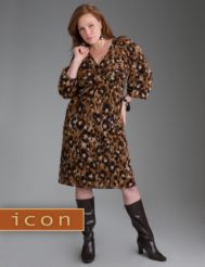 Leopard print dress from our Icon Collection