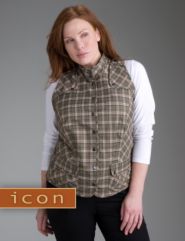 Snap-front vest from our Icon Collection