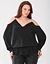 Plus Size Cold Shoulder Blouse by Lane Bryant