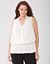 Plus Size Woven Surplice Shell by Lane Bryant