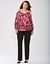 Full Figure Lane Collection cold shoulder blouse