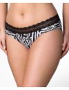 Lace trim hipster