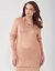 Foiled V-neck sweater by Lane Bryant