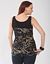 Foiled ruffle tank by Lane Bryant