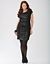 Plus Size Draped Ponte Dress by Lane Bryant