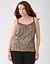 Lane Collection Chiffon & Sequin High Low Top