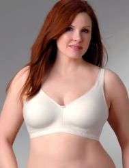 Smooth wire-free bra