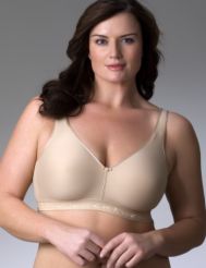 Smooth wire-free bra