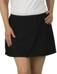 Pull-on swim skirt with brief by It Figures!