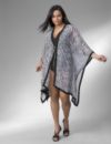 Animal print caftan