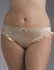 Ruffle trim bikini