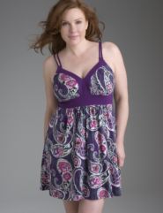 Ikat paisley sleep chemise