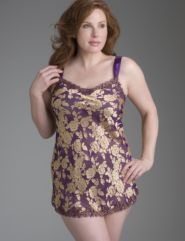 Sheer burnout floral chemise