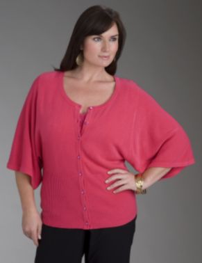 Kabuki-sleeve cardigan | Lane Bryant
