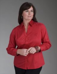 Ribbon-trim shirt
