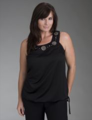 Medallion embellished tunic