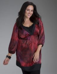 Animal print tunic