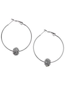Fireball hoop earrings by Lane Bryant