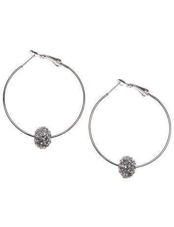 Fireball hoop earrings by Lane Bryant