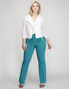 Infinite Stretch Peplum Moto Jacket